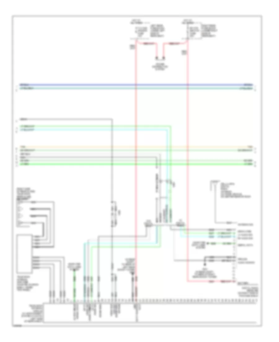 Navigation Wiring Diagram with 8 Speakers 2 of 3 for Cadillac STS 2011