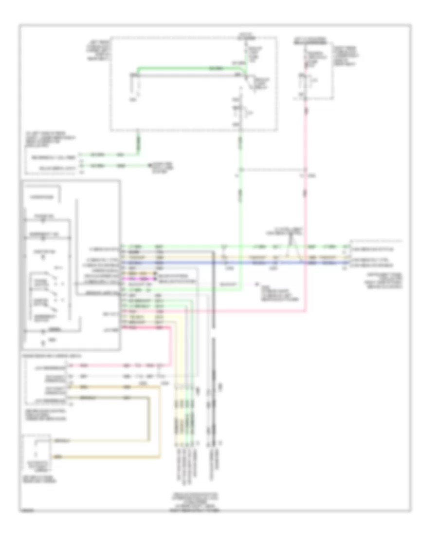 Automatic Day Night Mirror Wiring Diagram for Cadillac STS 2011