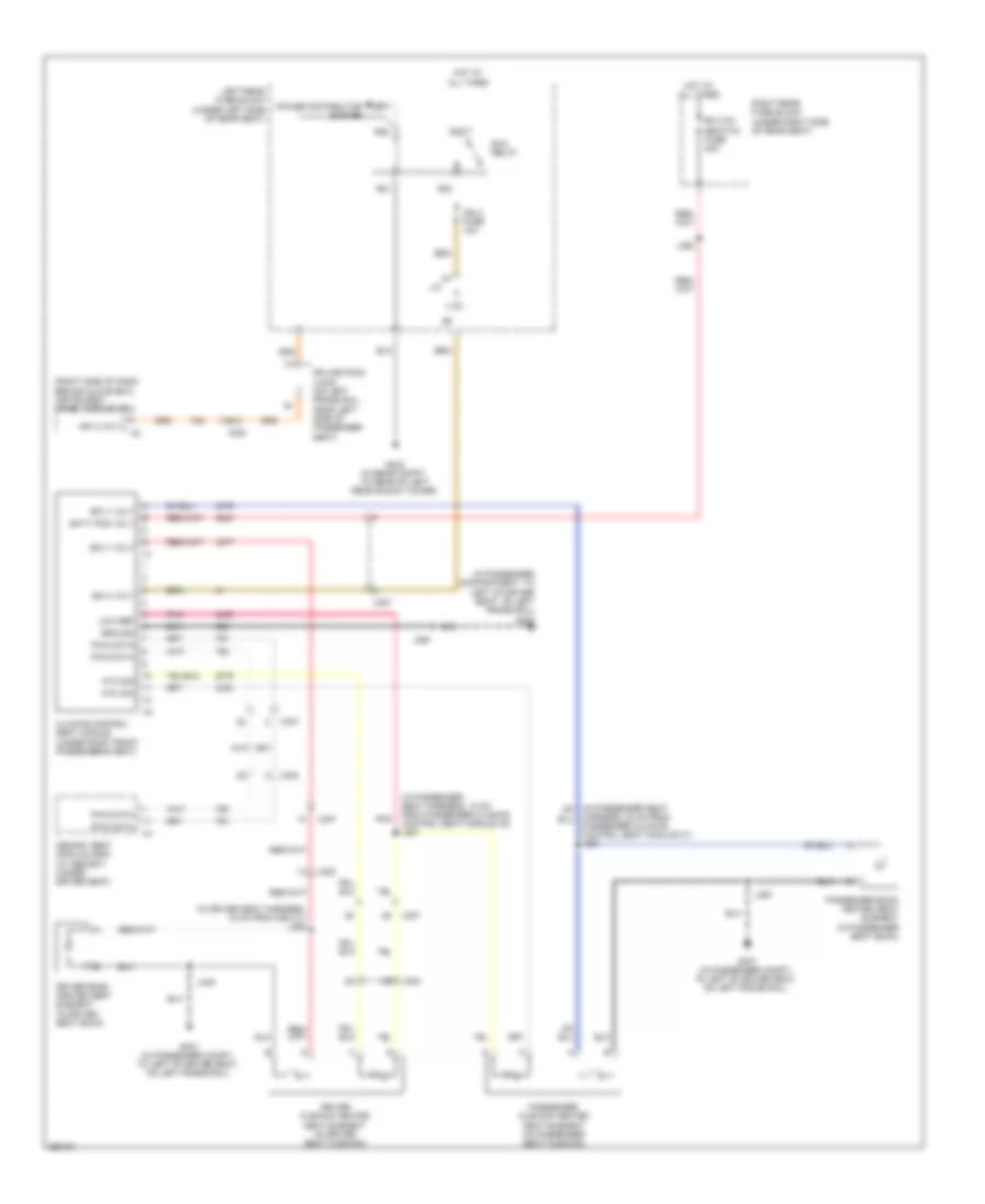 Front Heated Seats Wiring Diagram for Cadillac STS 2011