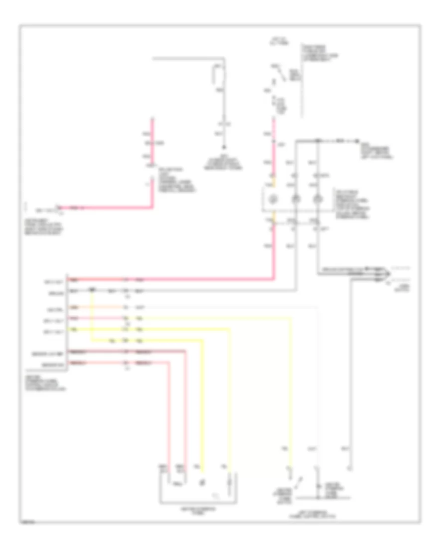 Heated Steering Wheel Wiring Diagram for Cadillac STS 2011