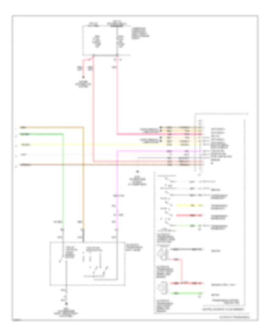 A T Wiring Diagram 2 of 2 for Cadillac STS 2011