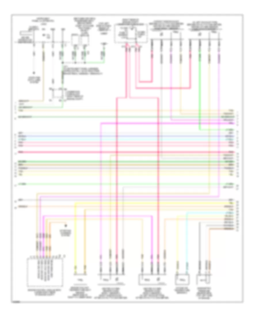 4 4L VIN D Engine Performance Wiring Diagram 2 of 5 for Cadillac XDiscovery V 2009