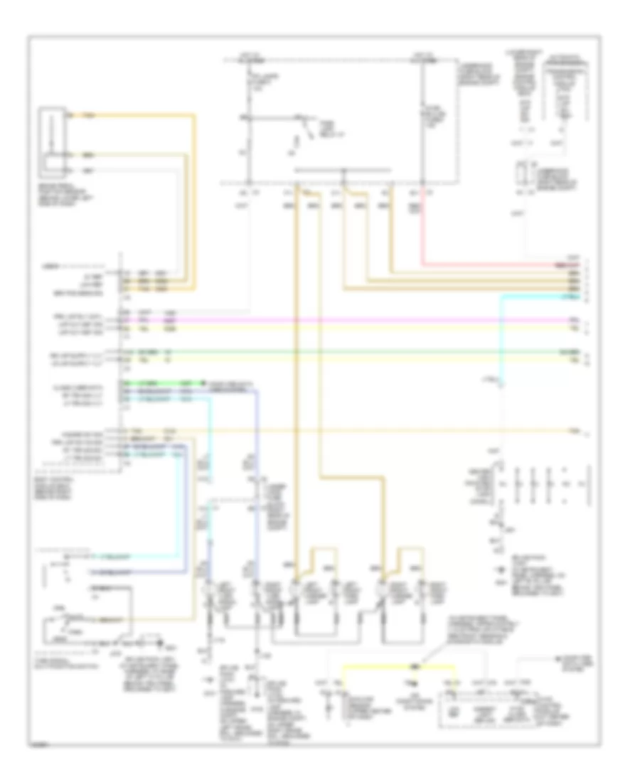 Exterior Lamps Wiring Diagram 1 of 2 for Cadillac XDiscovery V 2009