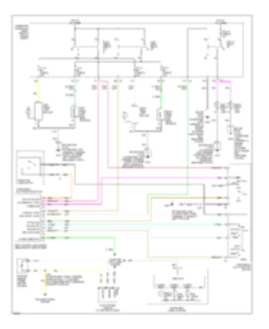 Headlamps Wiring Diagram for Cadillac XDiscovery V 2009