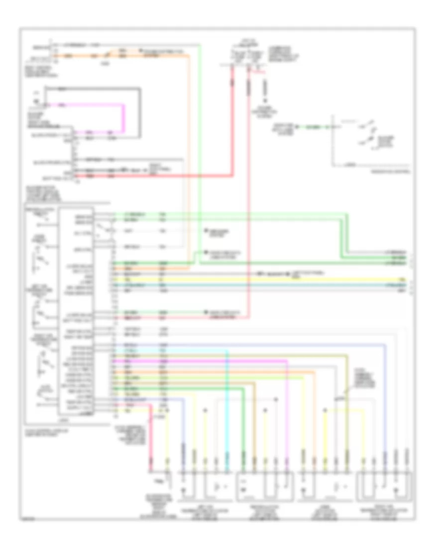 Automatic A C Wiring Diagram 1 of 2 for Cadillac CTS 2010