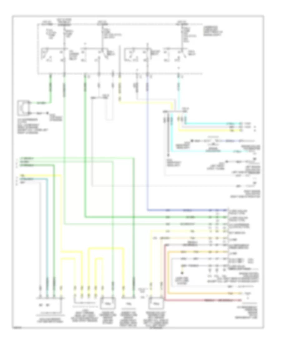 Automatic A C Wiring Diagram 2 of 2 for Cadillac CTS 2010