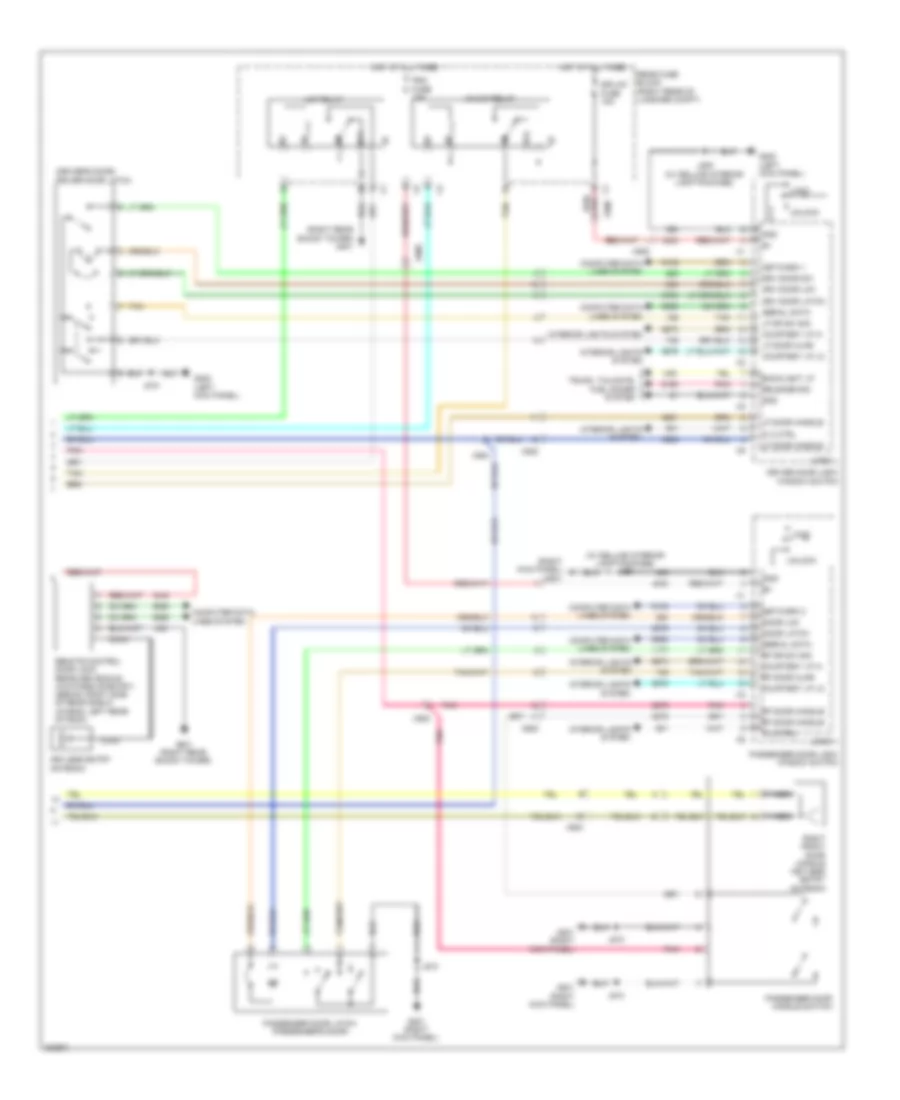 Forced Entry Wiring Diagram (2 of 2) for Cadillac CTS 2010