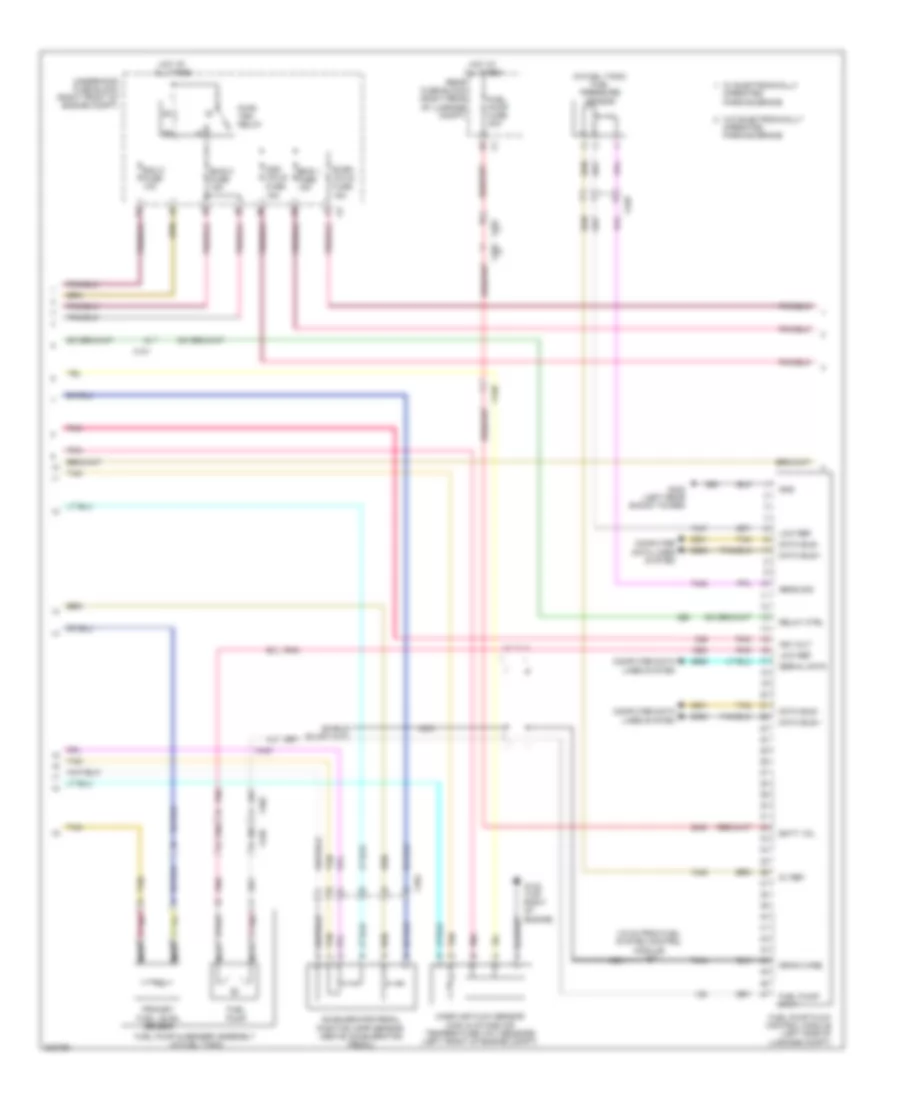 3 6L VIN V Engine Performance Wiring Diagram 2 of 5 for Cadillac CTS 2010