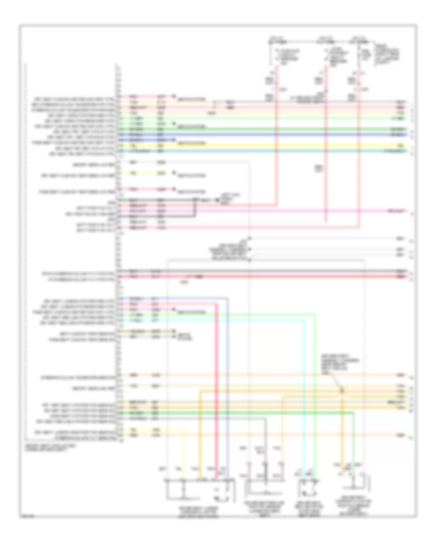 Memory Seat Wiring Diagram 1 of 3 for Cadillac CTS 2010