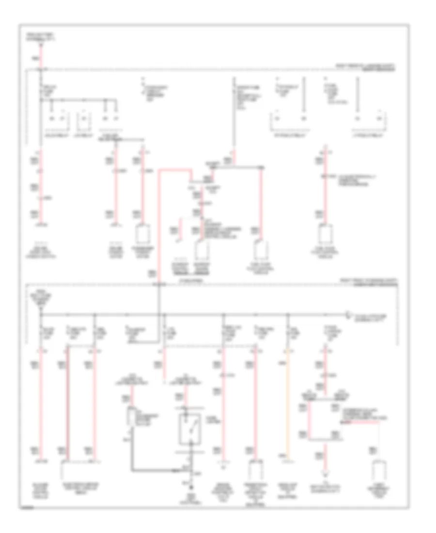Power Distribution Wiring Diagram 3 of 7 for Cadillac CTS 2010