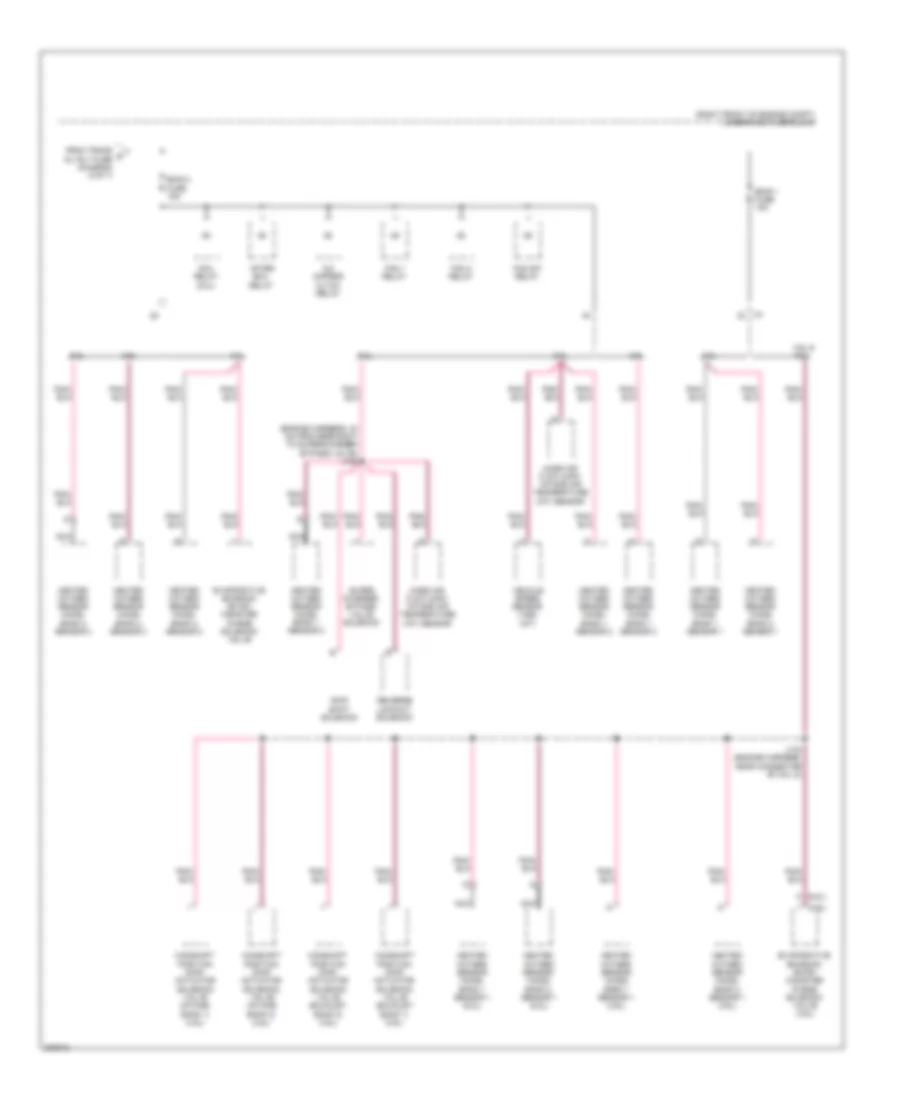 Power Distribution Wiring Diagram 7 of 7 for Cadillac CTS 2010