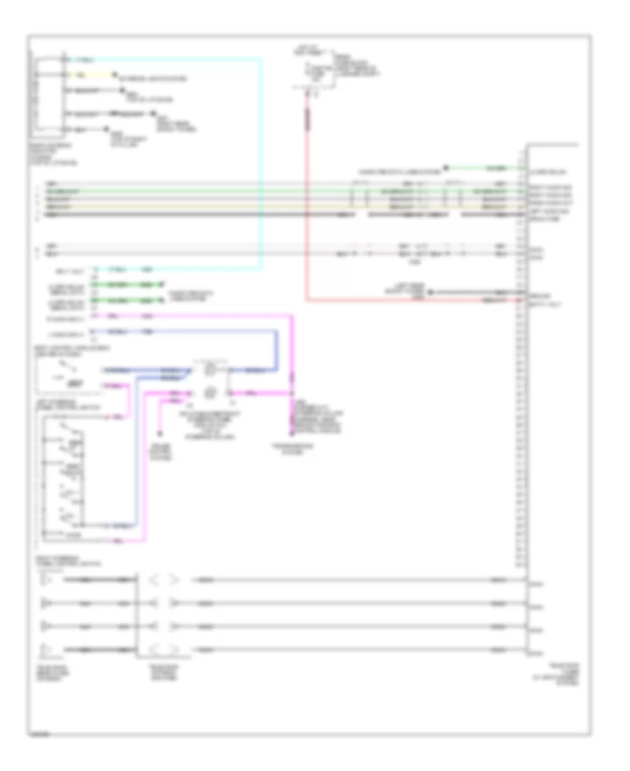 Radio Wiring Diagram without Surround Amplifier 4 of 4 for Cadillac CTS 2010