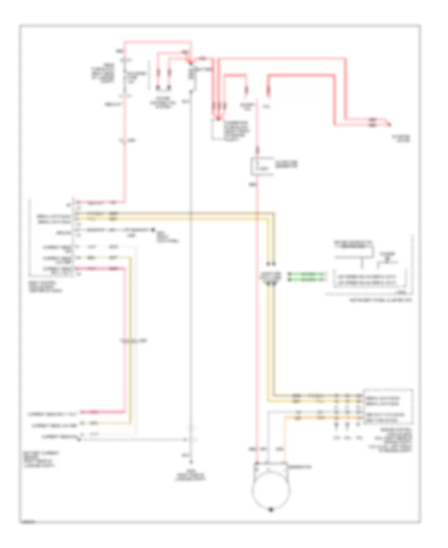 Charging Wiring Diagram for Cadillac CTS 2010