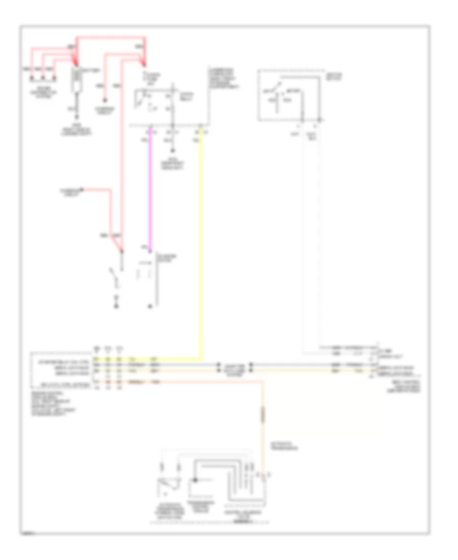 Starting Wiring Diagram for Cadillac CTS 2010