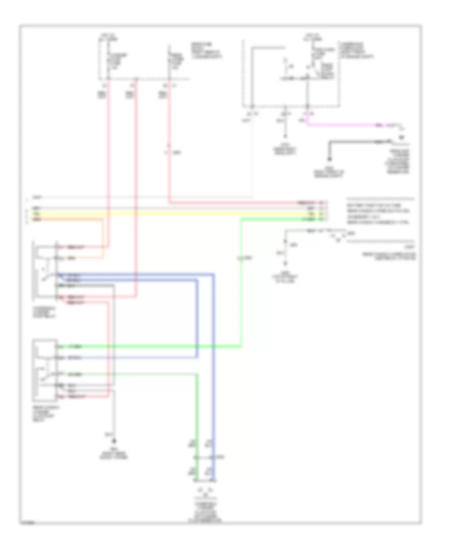 WiperWasher Wiring Diagram, Wagon (2 of 2) for Cadillac CTS 2012