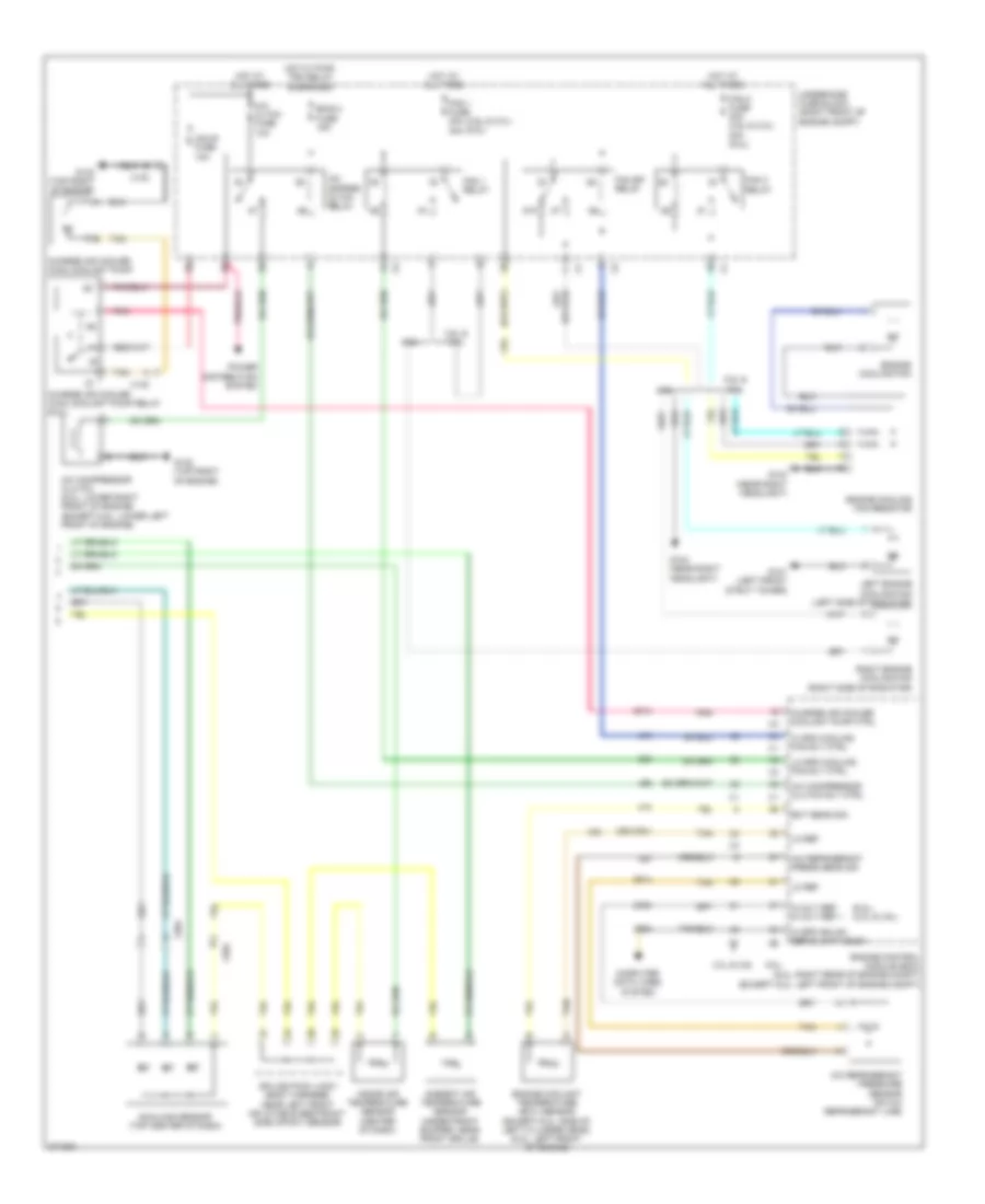 Automatic A C Wiring Diagram 2 of 2 for Cadillac CTS 2012