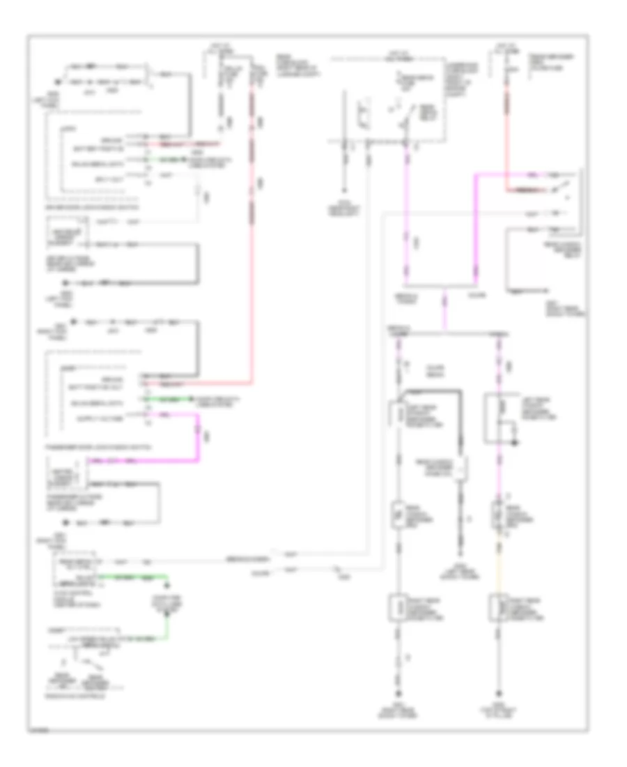 Defoggers Wiring Diagram for Cadillac CTS 2012
