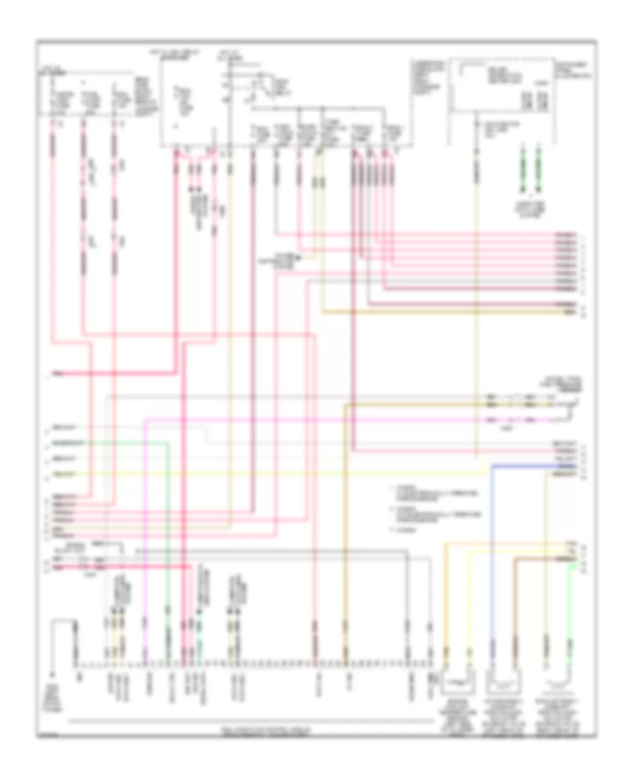 3.0L VIN 5, Engine Performance Wiring Diagram (2 of 5) for Cadillac CTS 2012