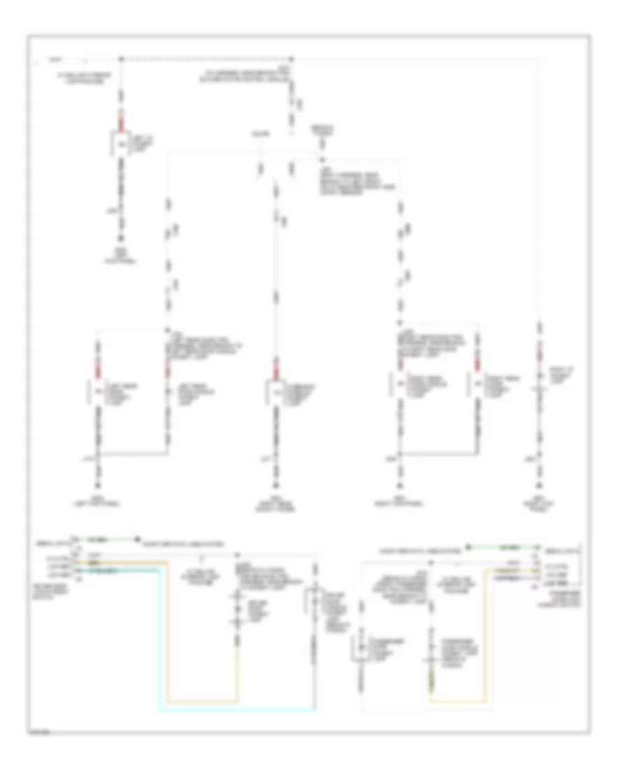 Courtesy Lamps Wiring Diagram (2 of 2) for Cadillac CTS 2012