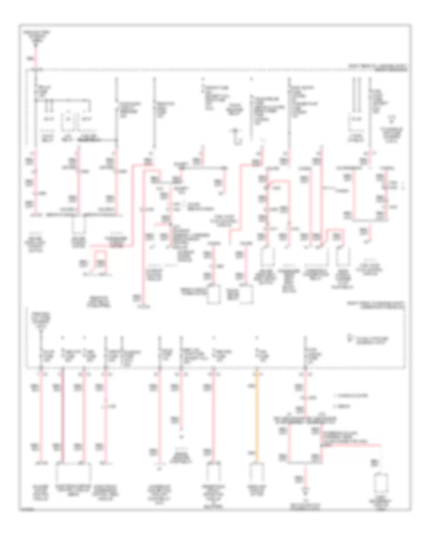 Power Distribution Wiring Diagram 3 of 8 for Cadillac CTS 2012