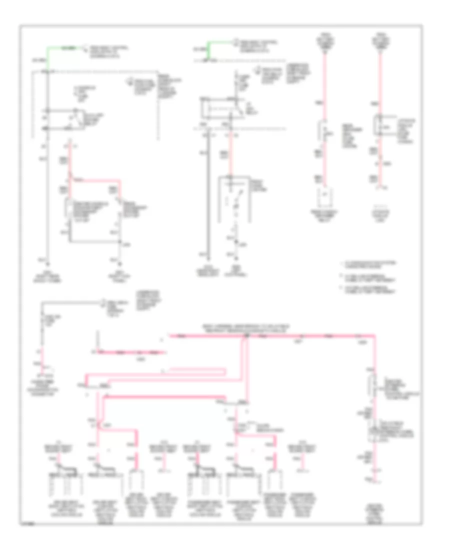 Power Distribution Wiring Diagram 8 of 8 for Cadillac CTS 2012