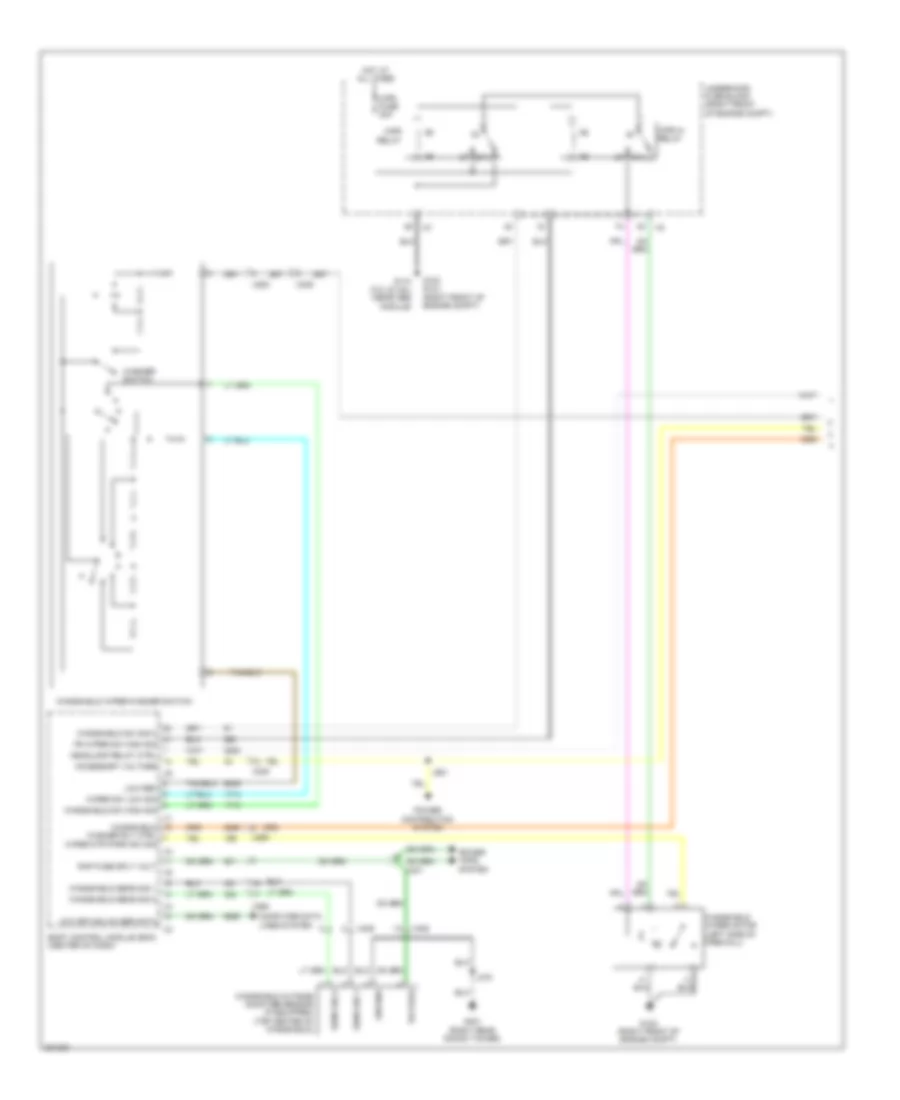 WiperWasher Wiring Diagram, Wagon (1 of 2) for Cadillac CTS V 2010