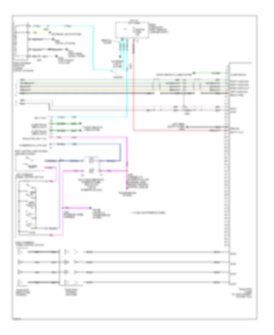 Navigation Wiring Diagram without Surround Amplifier 4 of 4 for Cadillac CTS V 2012