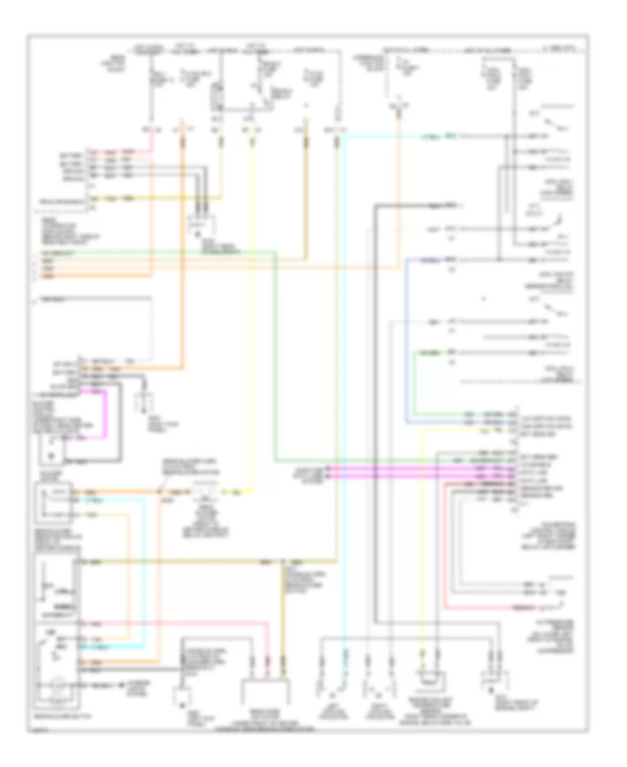 A C Wiring Diagram 2 of 2 for Cadillac Seville SLS 1998