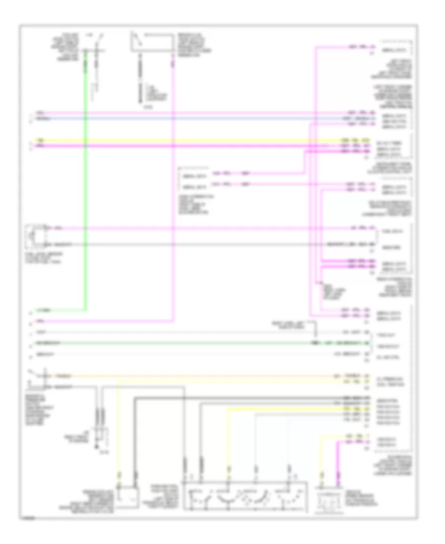 Instrument Cluster Wiring Diagram (2 of 2) for Cadillac Seville SLS 1998