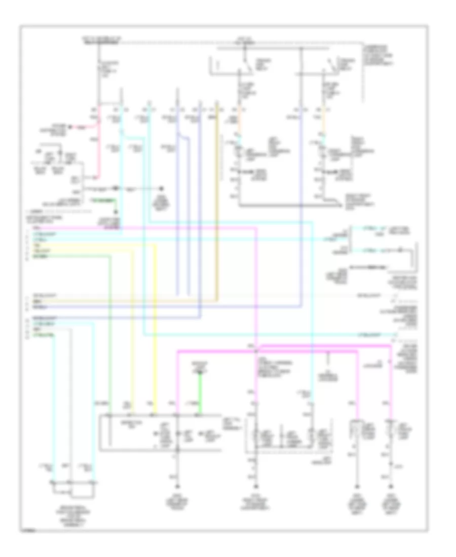 Exterior Lamps Wiring Diagram (2 of 2) for Cadillac DTS 2008