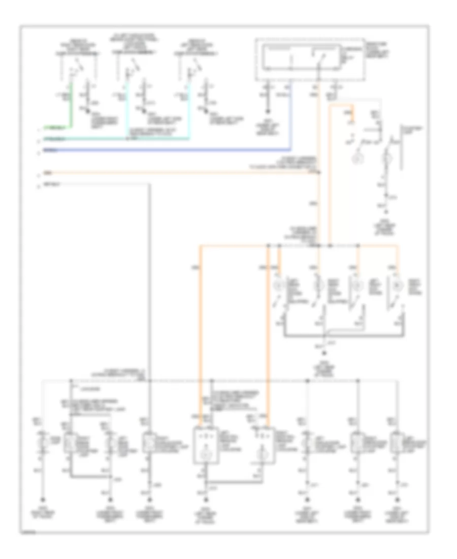 Courtesy Lamps Wiring Diagram Hearse  Limousine 2 of 2 for Cadillac DTS 2008