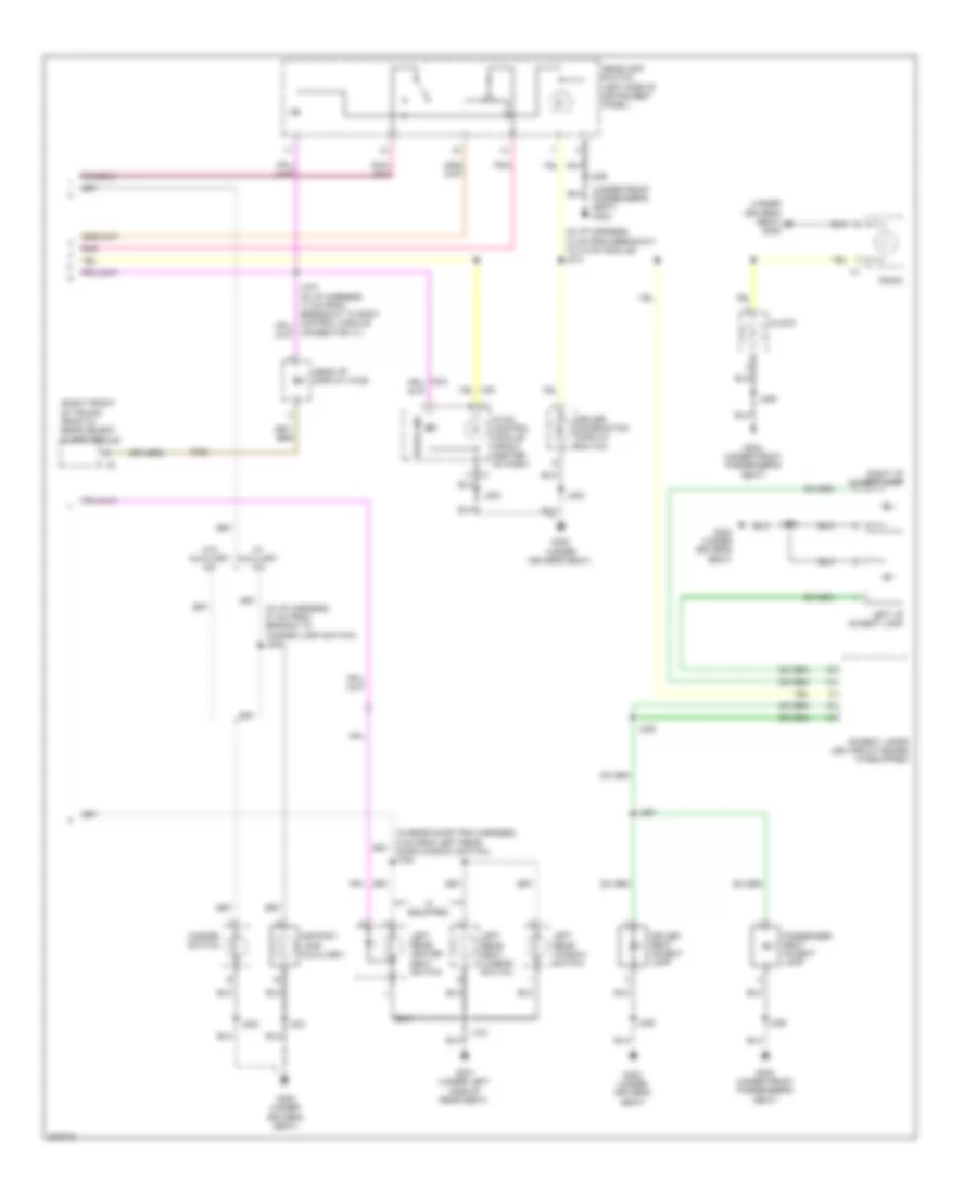 Instrument Illumination Wiring Diagram (2 of 2) for Cadillac DTS 2008