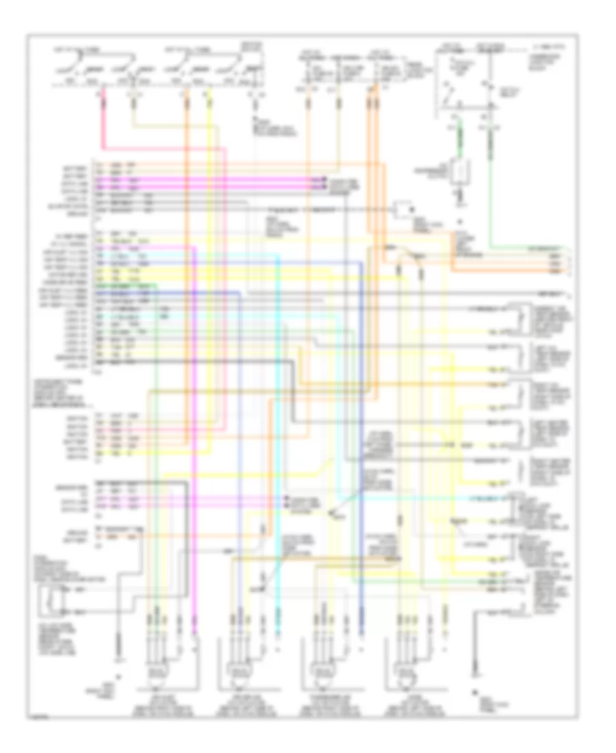 A C Wiring Diagram 1 of 2 for Cadillac Seville STS 1998