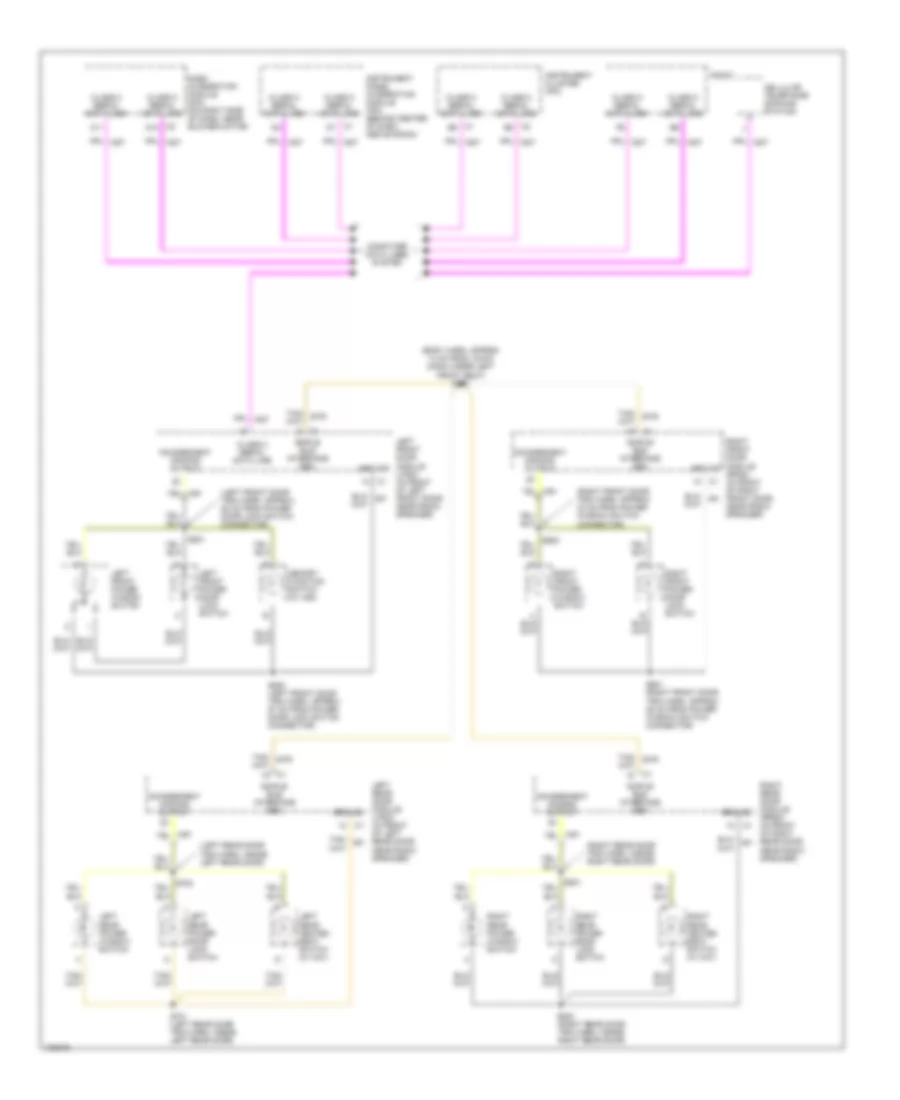 Instrument Illumination Wiring Diagram (2 of 2) for Cadillac Seville STS 1998