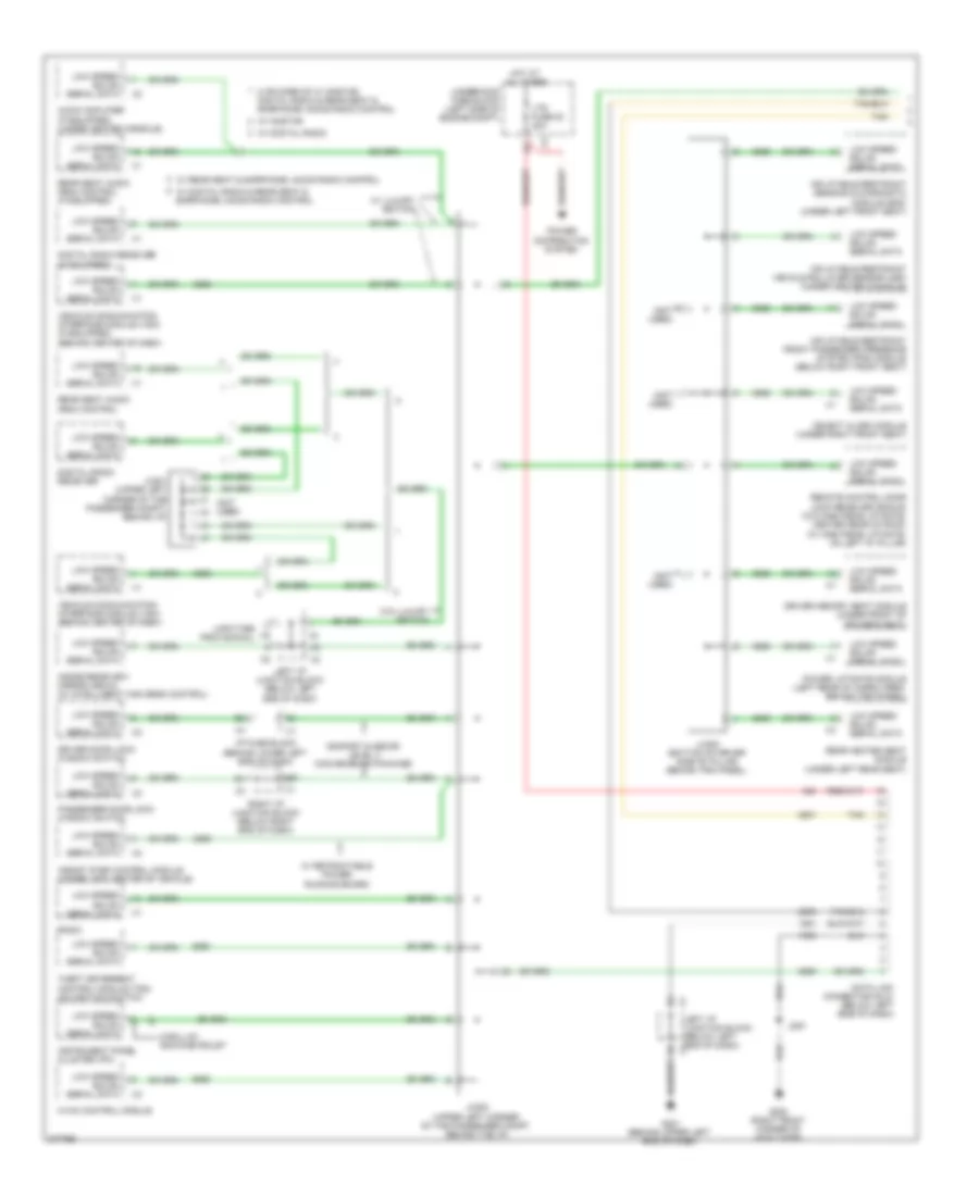 Computer Data Lines Wiring Diagram 1 of 2 for Cadillac Escalade 2008