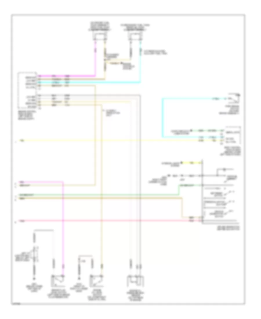 Instrument Cluster Wiring Diagram 2 of 2 for Cadillac Escalade 2008