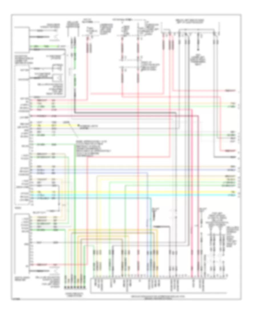 Navigation Wiring Diagram without Y91  without UQA  without UQS 1 of 3 for Cadillac Escalade 2008
