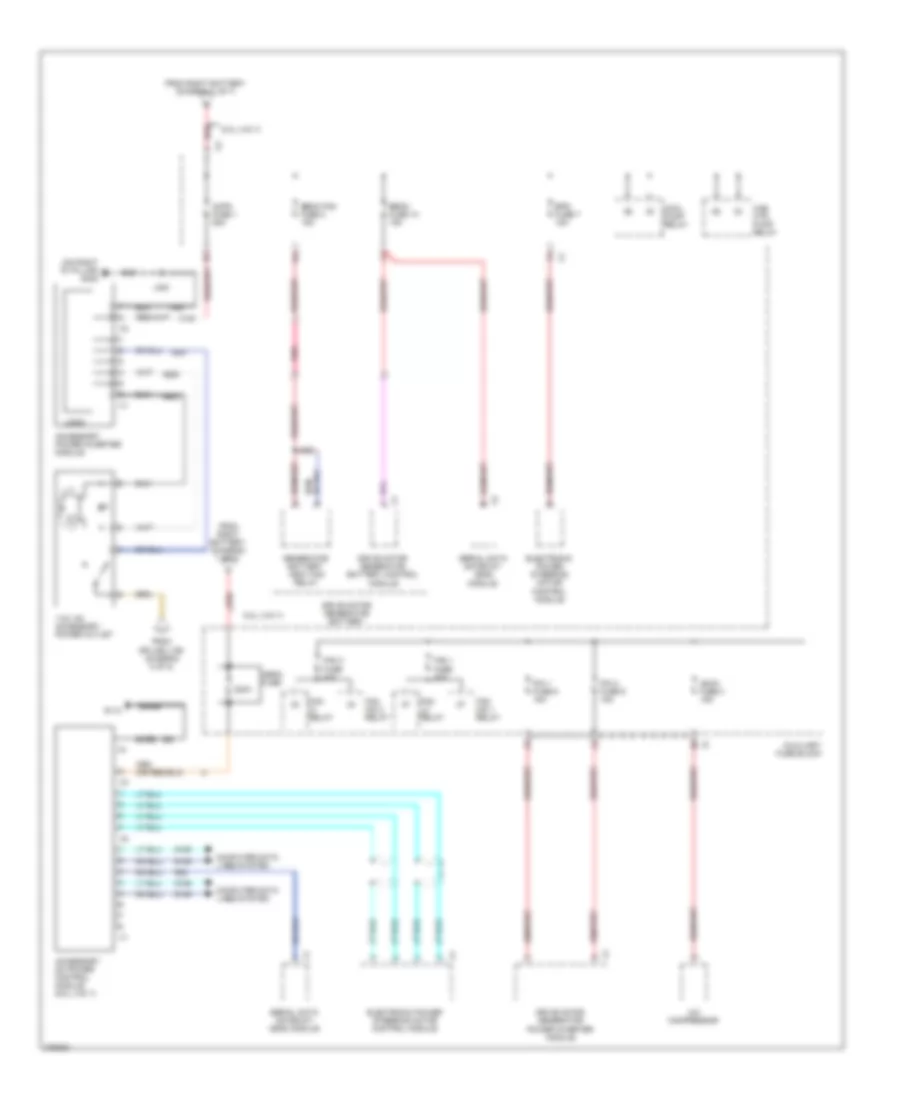 Power Distribution Wiring Diagram (7 of 8) for Cadillac Escalade 2008