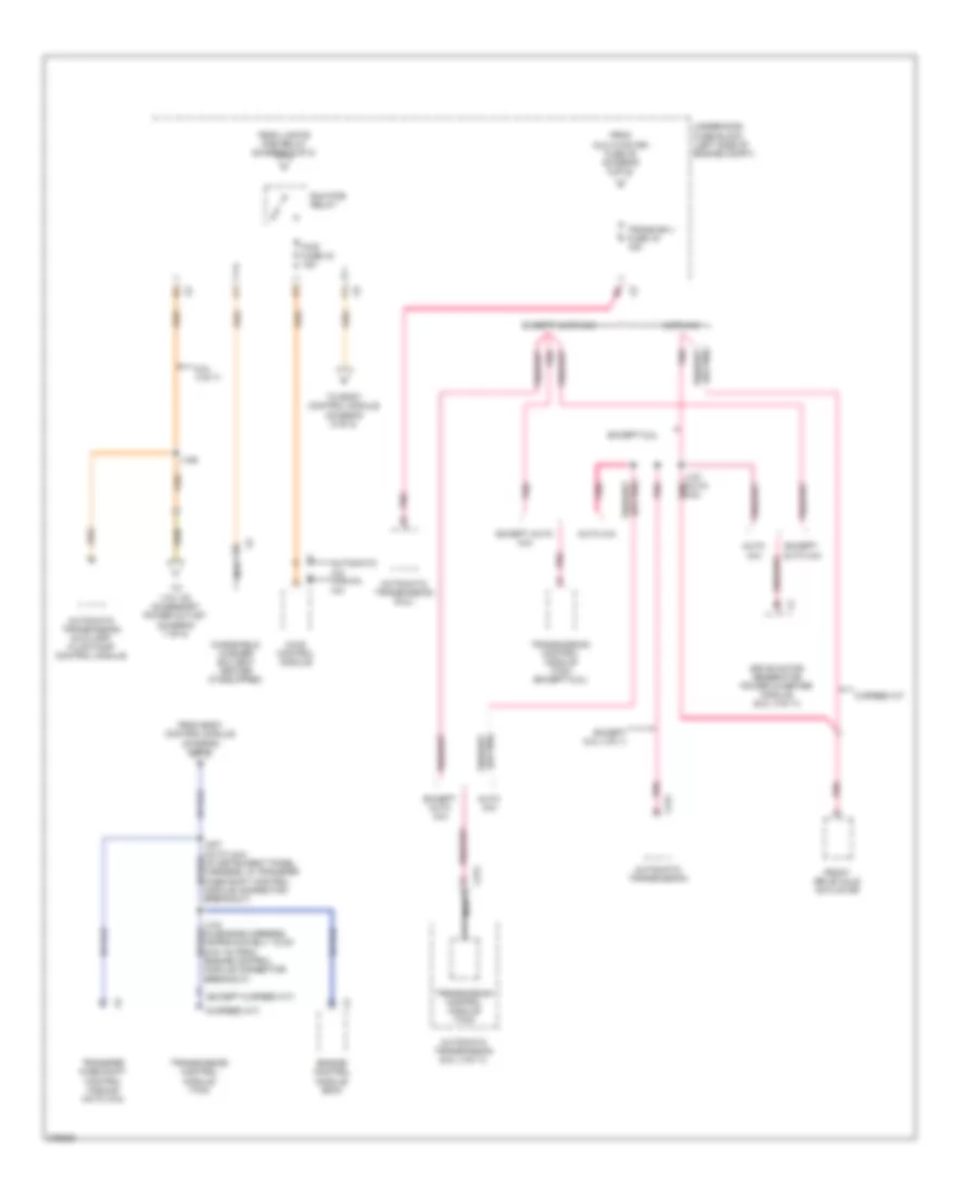Power Distribution Wiring Diagram 8 of 8 for Cadillac Escalade 2008