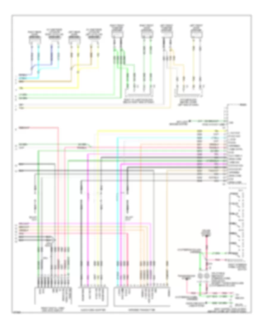 Radio Wiring Diagram, with Y91  without UQA  without UQS (3 of 3) for Cadillac Escalade 2008