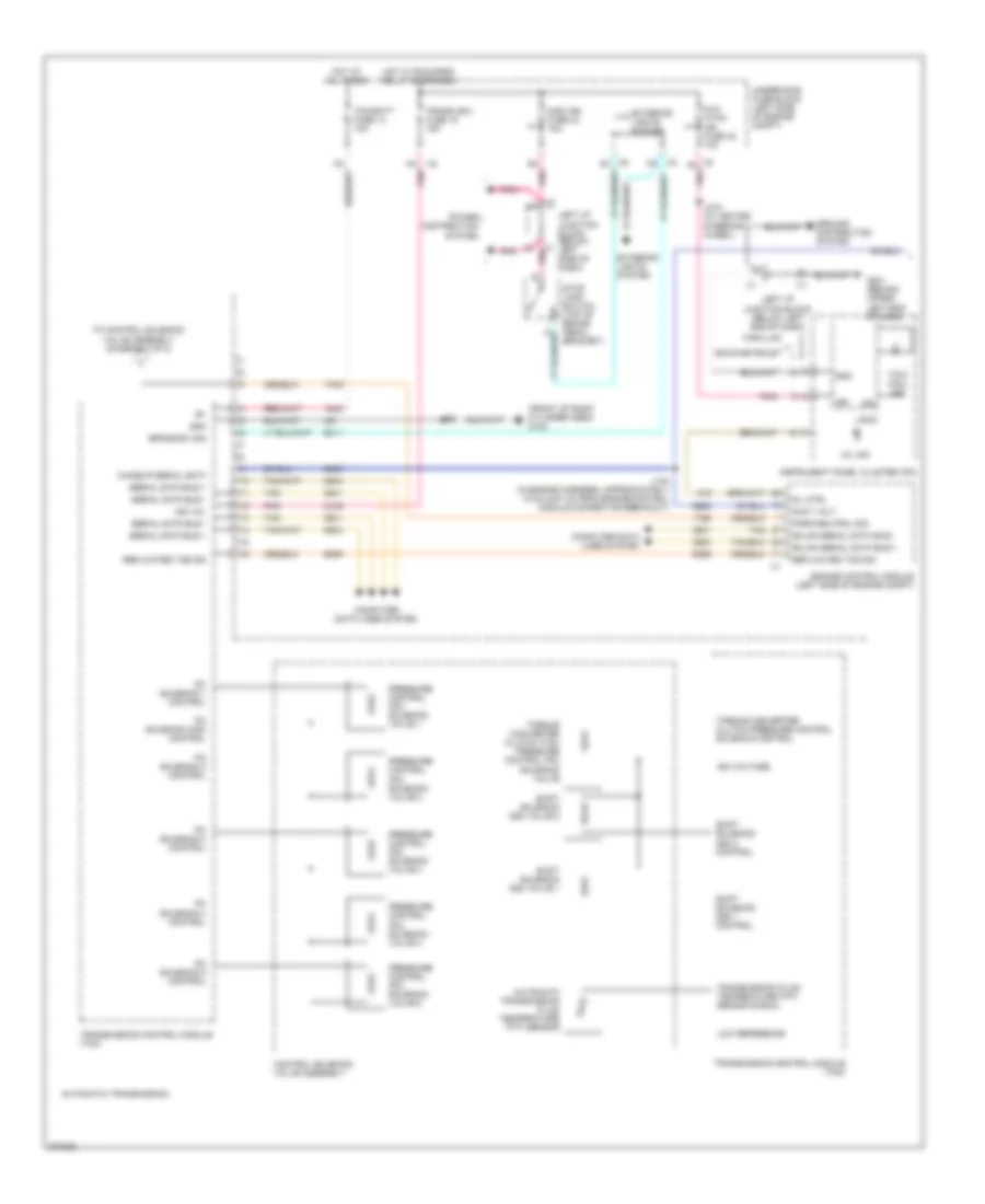 A T Wiring Diagram 1 of 2 for Cadillac Escalade 2008