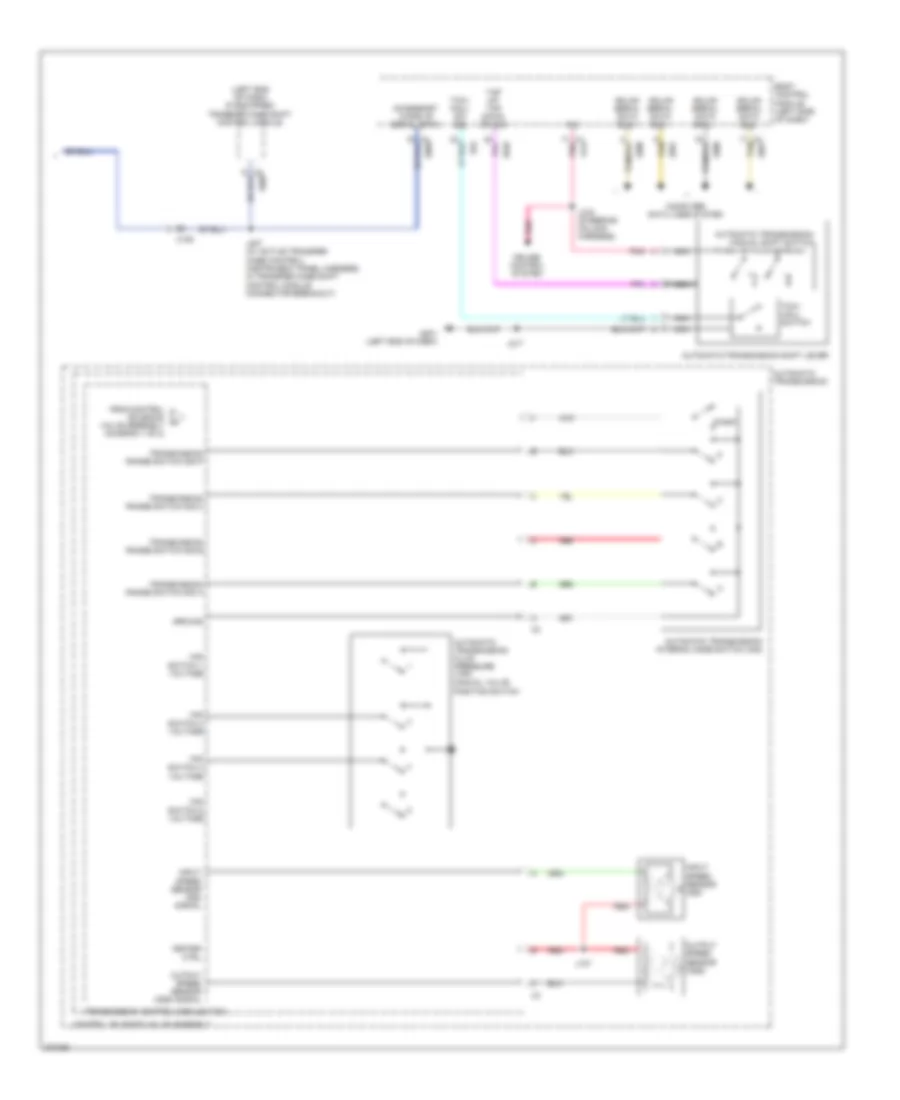 6.2L VIN F, AT Wiring Diagram (2 of 2) for Cadillac Escalade 2012