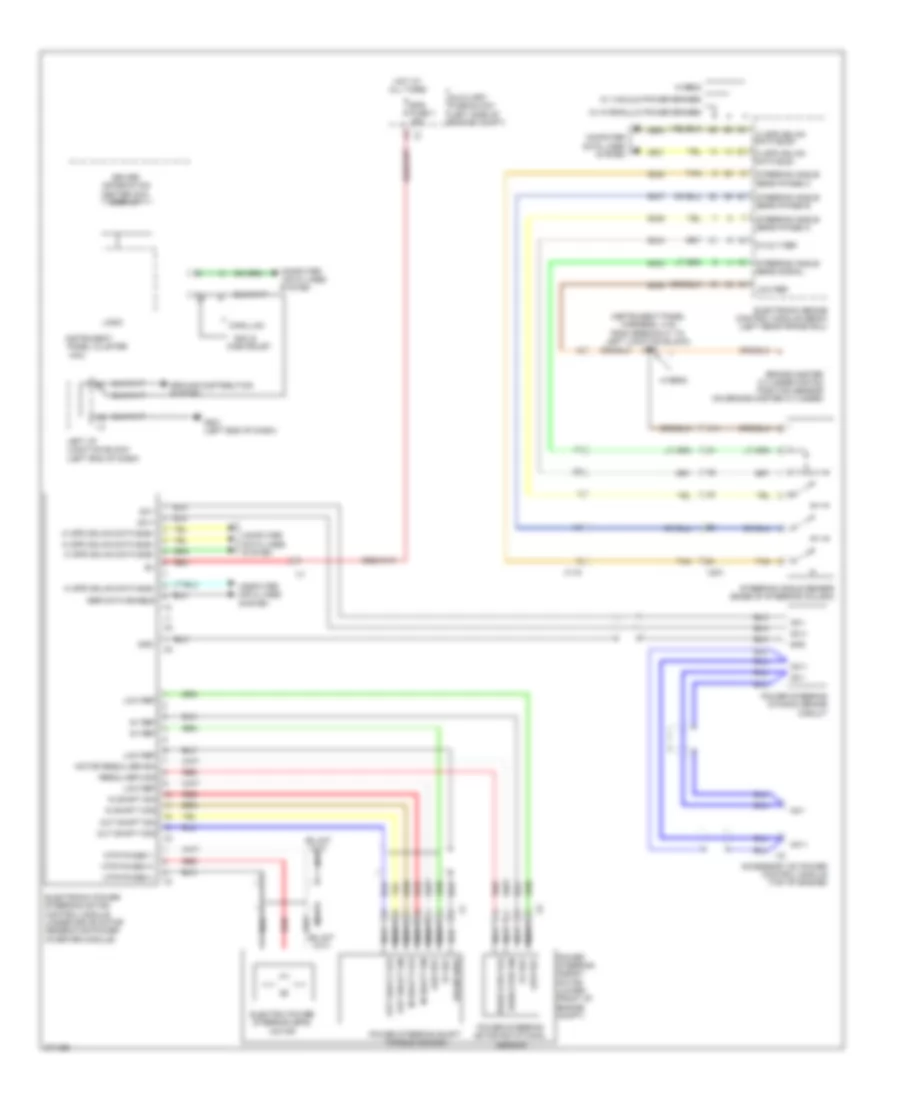 Electronic Power Steering Wiring Diagram for Cadillac Escalade 2012