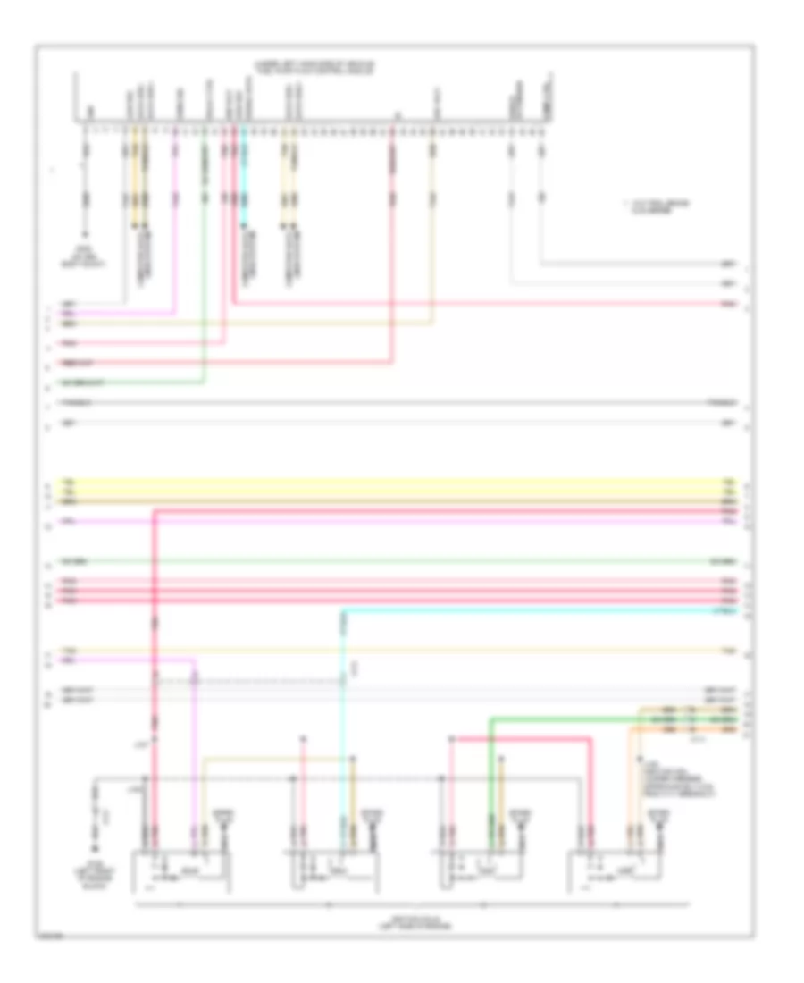 6.0L VIN J, Engine Controls Wiring Diagram (2 of 6) for Cadillac Escalade 2012