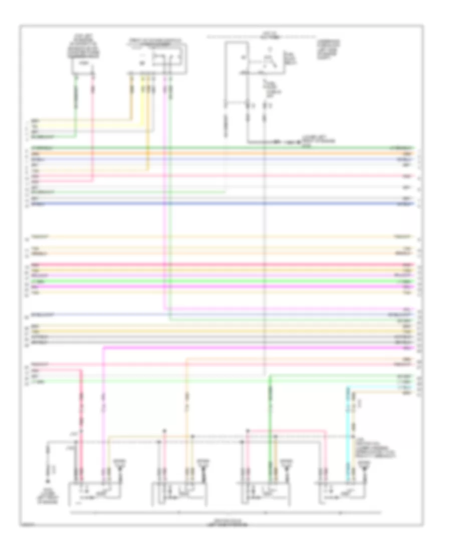 6.2L VIN F, Engine Performance Wiring Diagram (5 of 6) for Cadillac Escalade 2012