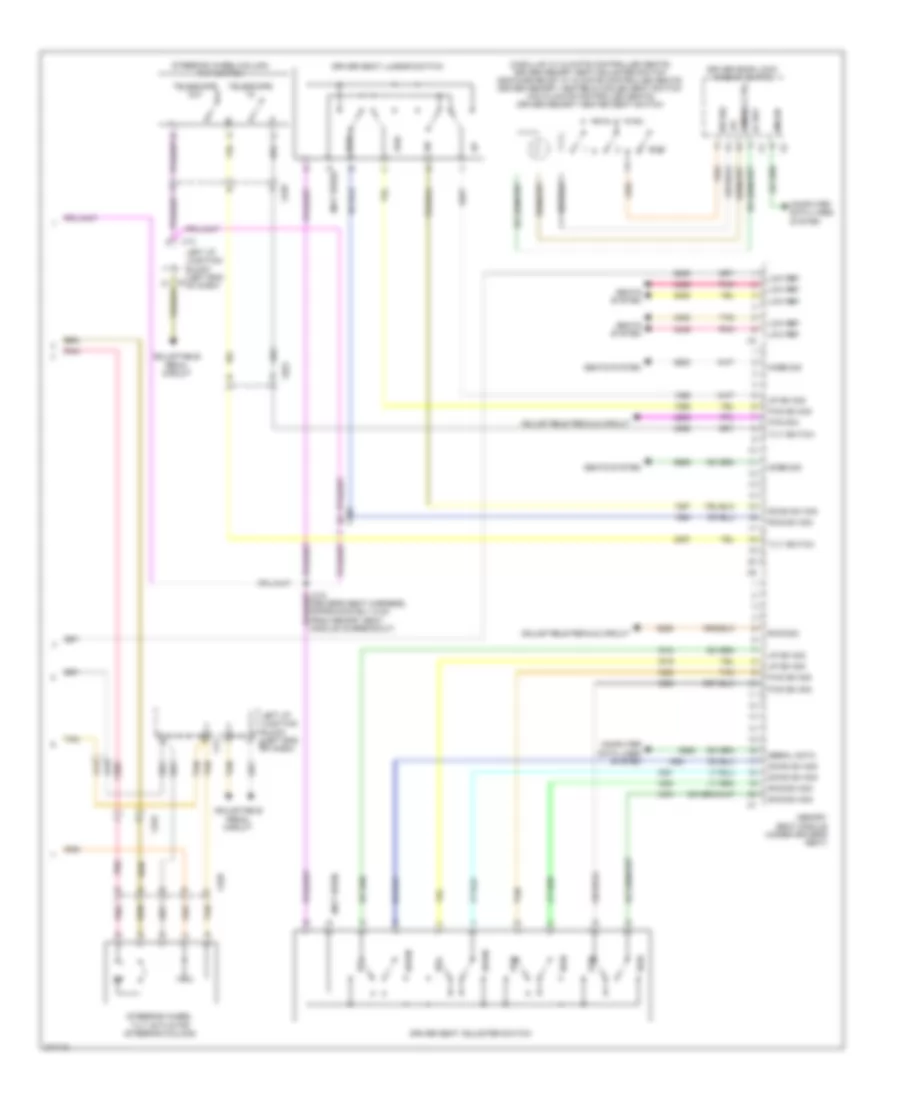 Driver s Memory Seat Wiring Diagram 2 of 2 for Cadillac Escalade 2012