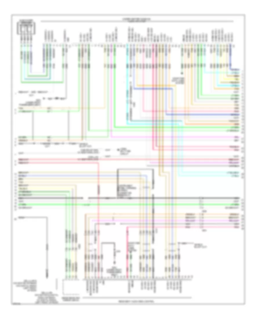 Navigation Wiring Diagram without UYS with UQS 2 of 4 for Cadillac Escalade 2012