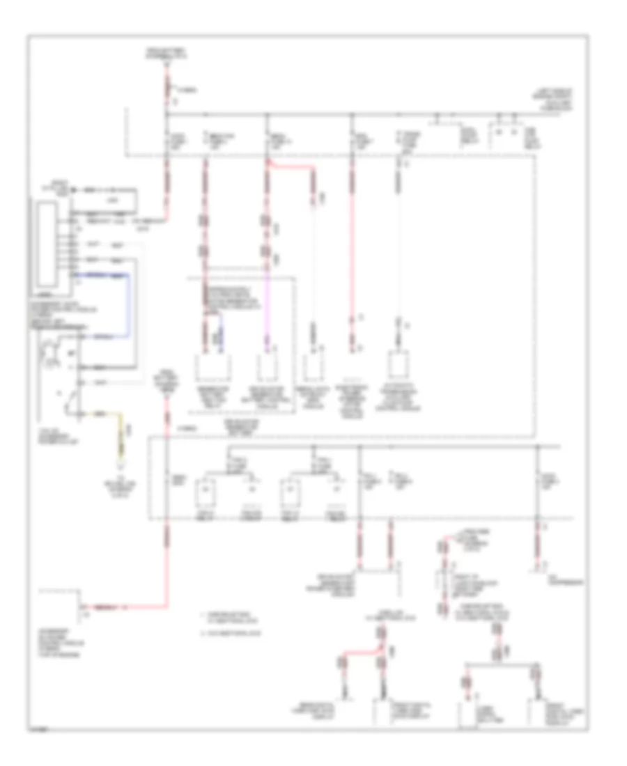 Power Distribution Wiring Diagram (7 of 8) for Cadillac Escalade 2012