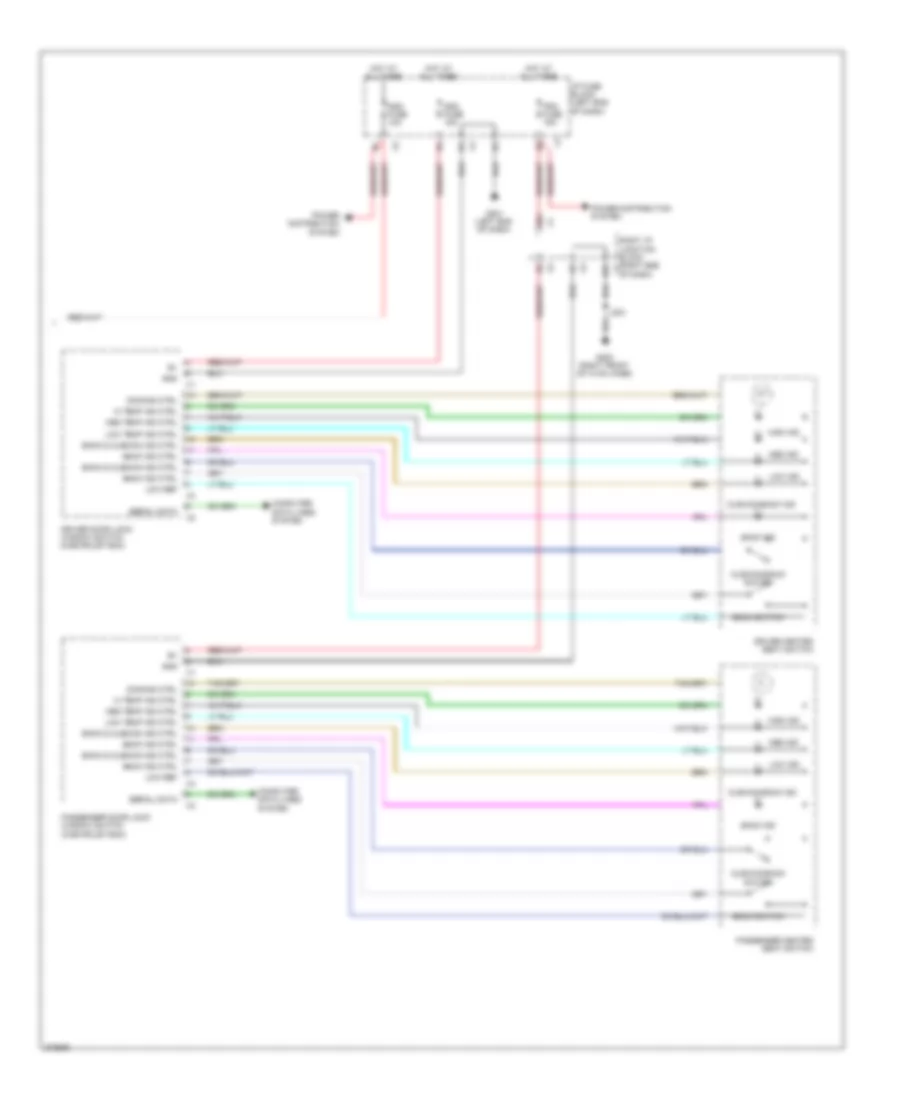 Front Heated Seats Wiring Diagram 2 of 2 for Cadillac Escalade 2012