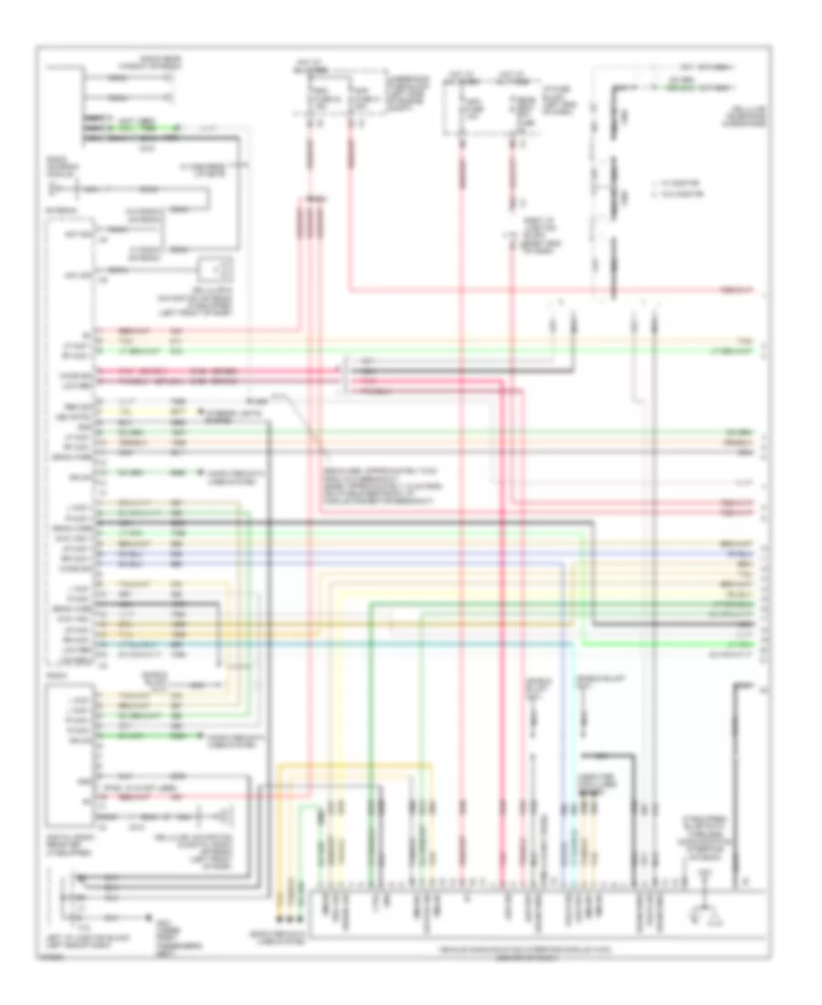 Radio Wiring Diagram, with UQS (1 of 4) for Cadillac Escalade 2012